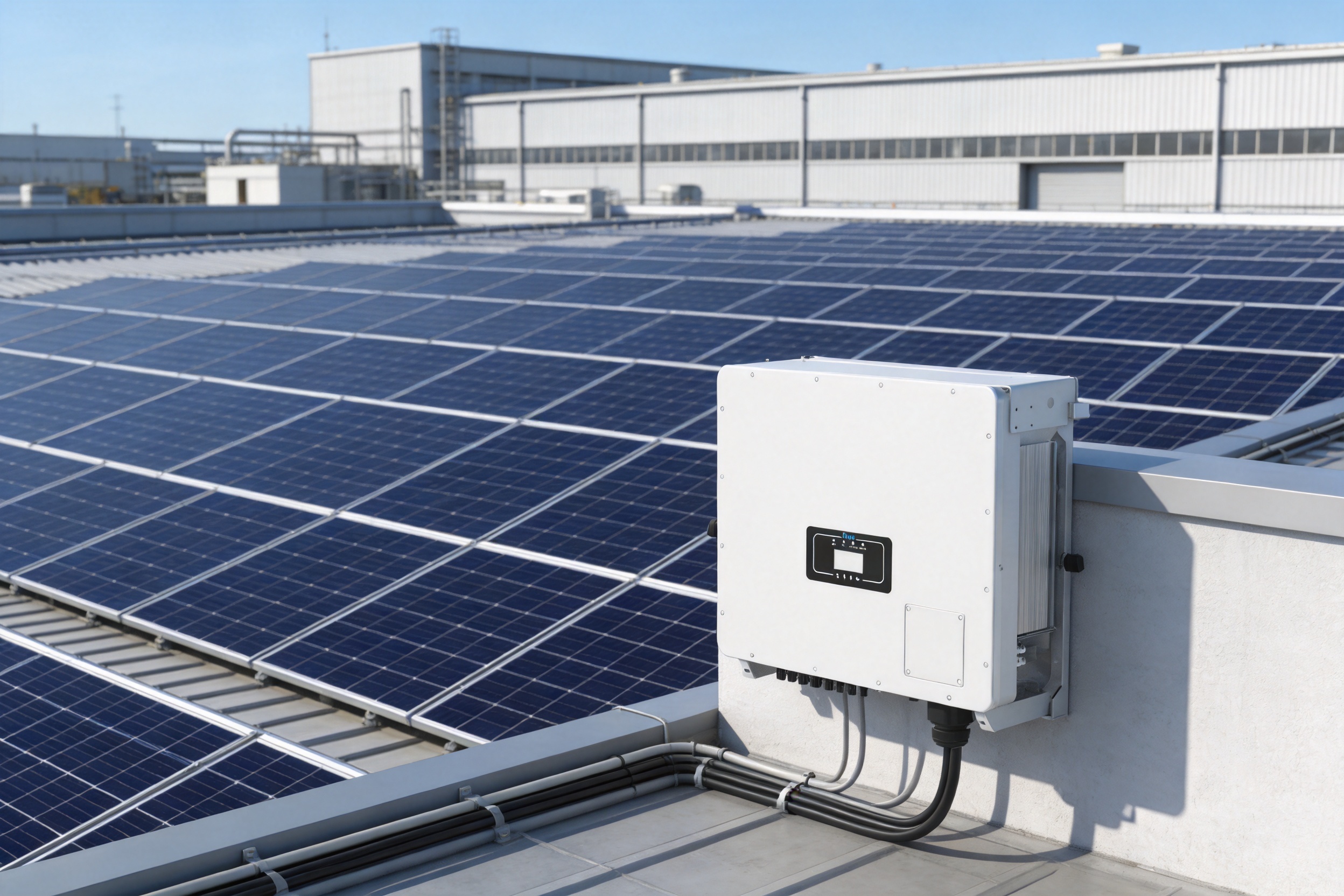 High-Efficiency Low-Voltage Three-Phase String Inverter for Commercial Solar PV Systems