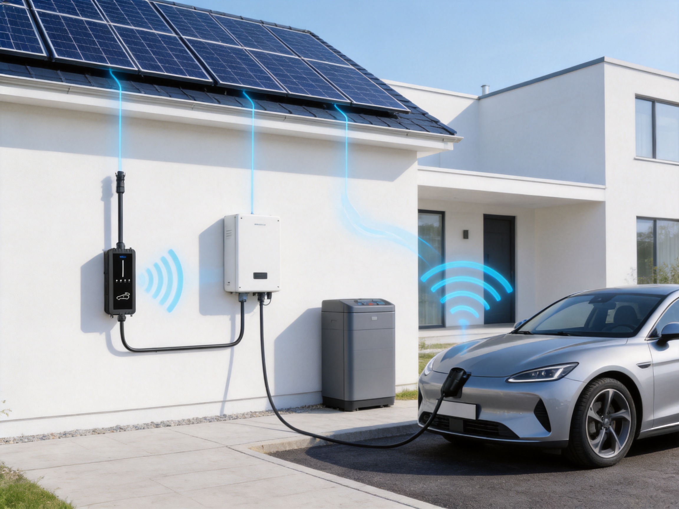 Smart EV Charging for Solar-Powered Homes and Energy Systems