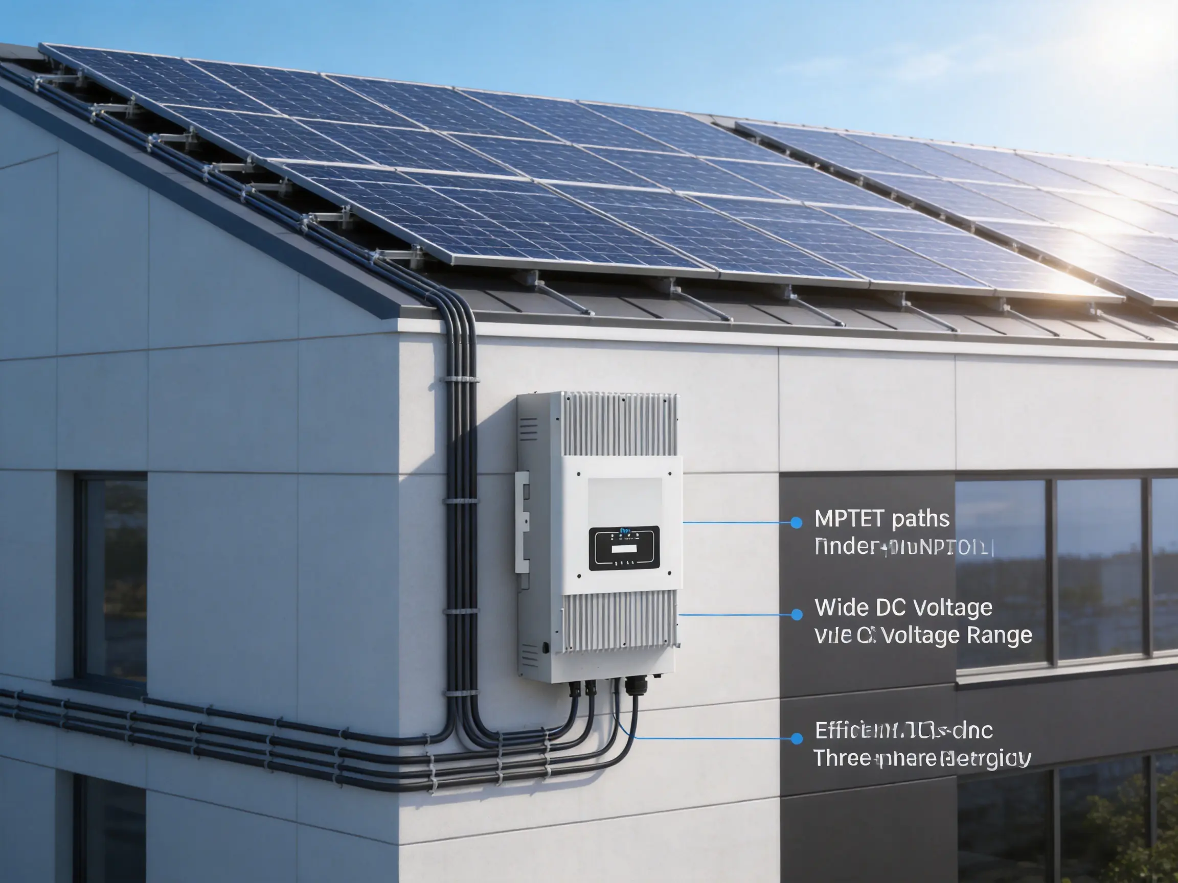 Three-Phase String Inverter Technology for Efficient Commercial Solar Systems