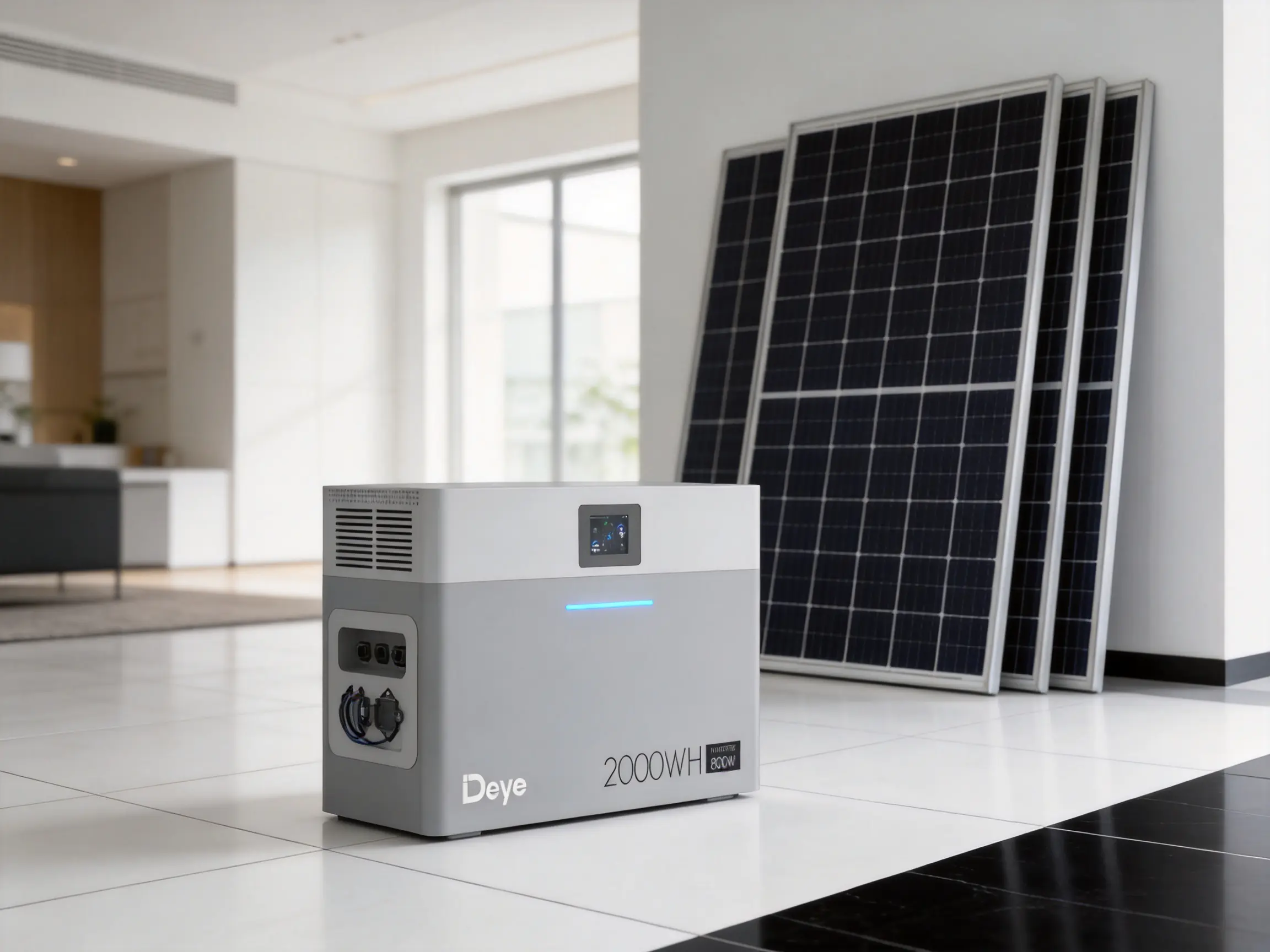 Compact All-in-One Energy Storage for Flexible Solar Power